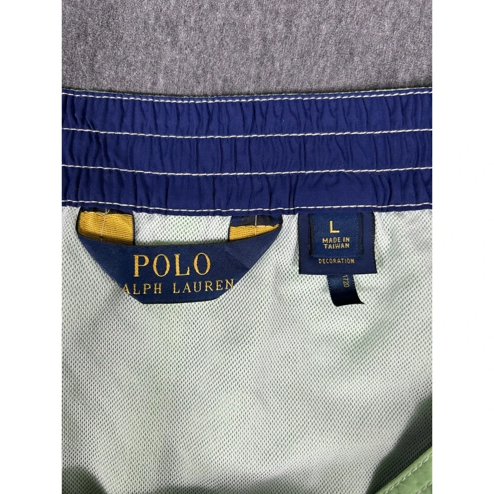 Polo Ralph Lauren Swim Trunks Men's Green Cargo Pocket Board Shorts L